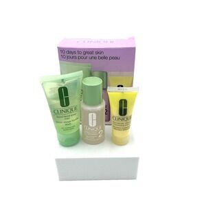 Clinique‎ 3 Step Kit  Facial Soap 1 oz Clarifying Lotion 2 1oz Moisturizing 1oz